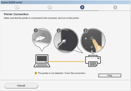 Canon PIXMA Manuals G2000 Series Cannot Install MP Drivers